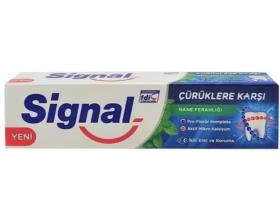 IMG_1724 خمیر دندان ضد پوسیدگی signal سیگنال حاوی عصاره نعناع حجم 100 میلی لیتر - تصویر 1