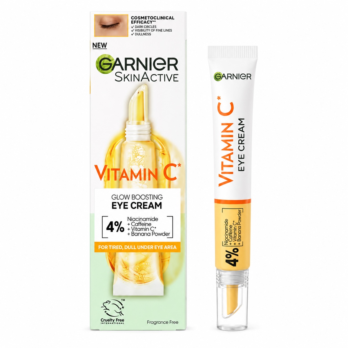 کرم دور چشم ویتامین سی گارنیه (گارنیر) مدل Brightening Vitamin C حجم 15 میلی لیتر کرم دور چشم ویتامین سی گارنیه (گارنیر) مدل Brightening Vitamin C حجم 15 میلی لیتر