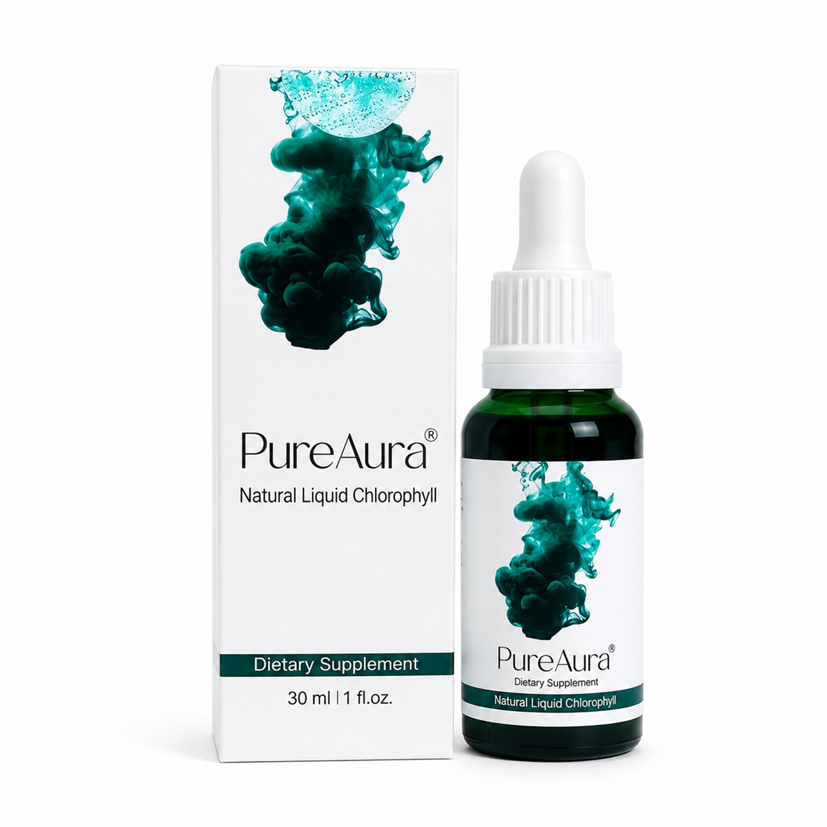 کلروفیل مایع pure Aura حجم ۳۰ میل کلروفیل مایع pure Aura حجم ۳۰ میل
