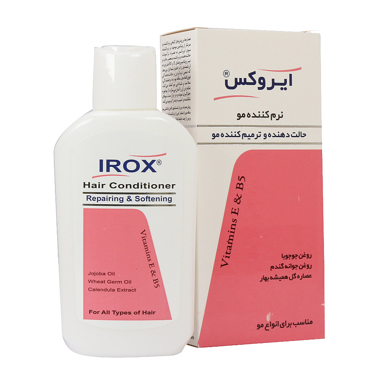 نرم کننده ایروکس ۱۹۰ میلی لیتر نرم کننده موی ایروکس حالت دهنده و ترمیم کننده انواع مو - تصویر 1