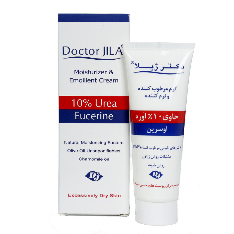 کرم مرطوبکننده و نرمکننده دکتر ژیلا حاوی ۱۰٪ اوره و اوسرین تصویر کرم مرطوبکننده و نرمکننده دکتر ژیلا حاوی ۱۰٪ اوره و اوسرین برای آبرسانی عمیق، رفع خشکی و زبری پوست و حفظ نرمی و لطافت طولانیمدت