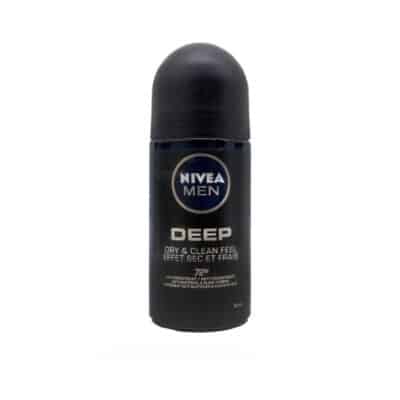 تصویر مام رول ضد تعریق مردانه نیوآ مدل Deep Dry & Clean Feel حجم ۵۰ میلی‌لیتر با فرمول خشک و تمیز برای محافظت ۴۸ ساعته در برابر تعریق و بوی نامطبوع بدن