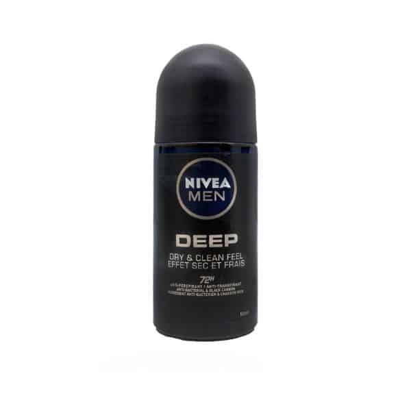 مام رول ضد تعریق مردانه نیوآ مدل Deep Dry & Clean Feel حجم ۵۰ میلیلیتر تصویر مام رول ضد تعریق مردانه نیوآ مدل Deep Dry & Clean Feel حجم ۵۰ میلیلیتر با فرمول خشک و تمیز برای محافظت ۴۸ ساعته در برابر تعریق و بوی نامطبوع بدن
