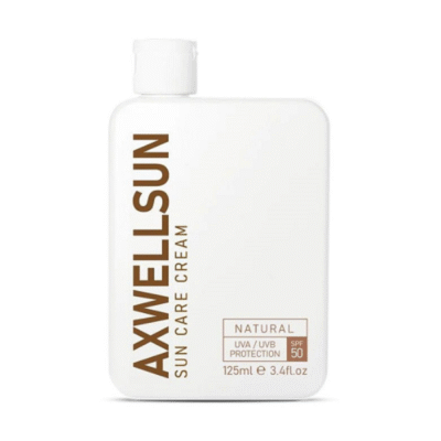 تصویر کرم ضد آفتاب ضد لک آکسول AXWELL SPF50 حجم ۱۲۵ میلی‌لیتر با محافظت بالا در برابر اشعه‌های مضر آفتاب و فرمول مؤثر برای کاهش و پیشگیری از لک‌های پوستی