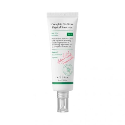 تصویر ضد آفتاب فیزیکی اکسیس وای +SPF50 حجم ۵۰ میلی‌لیتر با فرمول ملایم و سبک برای محافظت از پوست در برابر اشعه‌های UVA و UVB و کاهش التهاب پوست