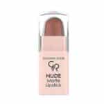 تصویر رژ لب مات مینی گلدن رز مدل Golden Rose Mini Velvet Matte با بافت سبک و رنگدانه قوی برای پوشش کامل و ماندگاری بالا روی لب‌ها
