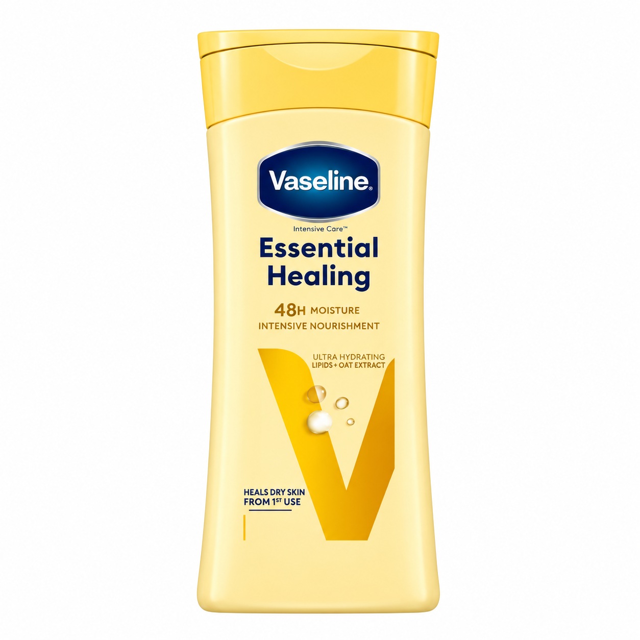 لوسیون بدن وازلین مدل Essential Healing حجم 200 میل لوسیون بدن وازلین مدل Essential Healing حجم 200 میل