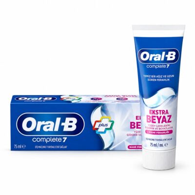 خمیر دندان اورال بی مدل سفید کننده نعنایی Complete Extra White Clean Mint حجم 75 میلی لیتر