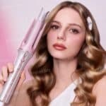 دستگاه فر کننده مو شیگلم مدل اتوماتیک سایز32 رنگ صورتی طرح Cupids Charm One-Touch - تصویر 3