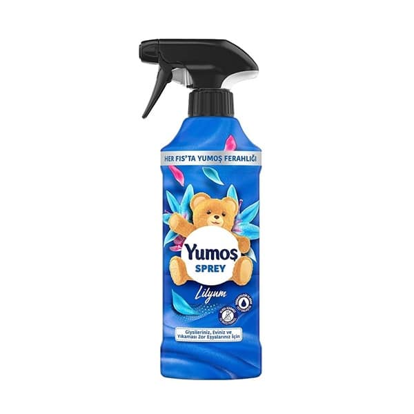 Yumos-Spray-Goods-Lilies-450ml اسپری یوموش آبی با رایحه گل لیلیوم حجم 450 میلی لیتر - تصویر 1
